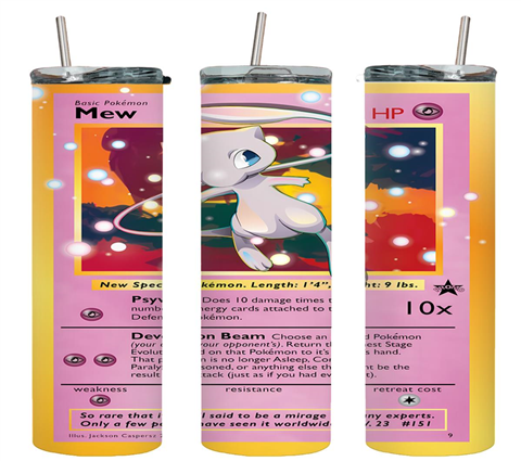 Pokemon Mew Card-5724
